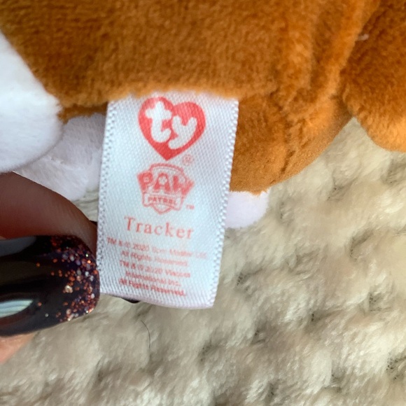 TY Paw Patrol Tracker Dog Stuffed Animal Plush Toy - Picture 6 of 7